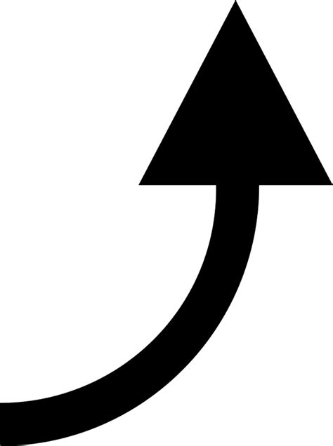 Transparent Bent Arrow Png Curve Arrow Icon Png Free Transparent | Images and Photos finder