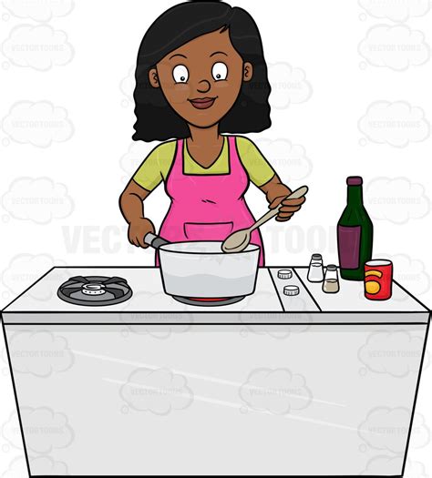 Woman Cooking Clipart | Free download on ClipArtMag