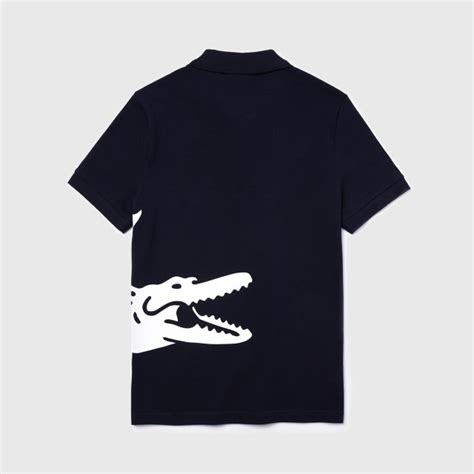 LACOSTE Men's Lacoste Regular fit Oversized Crocodile Print Polo Shirt - 4