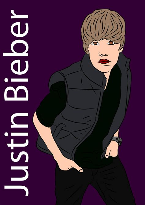 Justin Bieber Fan Art DIN A4 by MKulczyk on DeviantArt