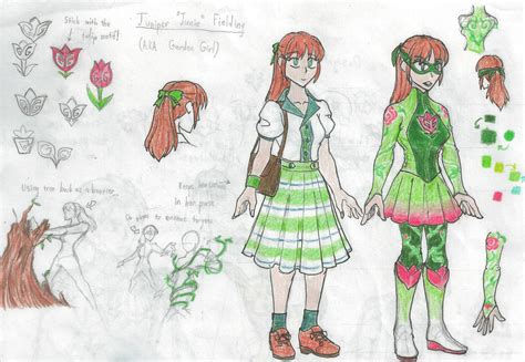 Garden Girl [Concept Art] by Azure-Lionheart on DeviantArt