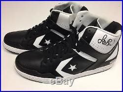 Larry Bird Signed Black/White Converse Weapons Shoes Boston Celtics PSA ...