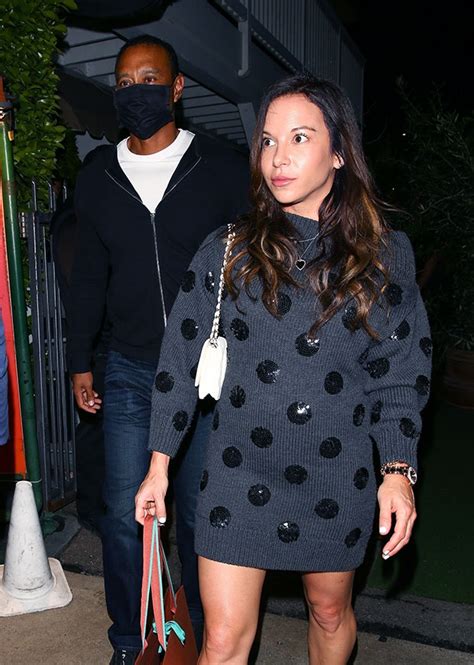 Tiger Woods & GF Erica Herman Photographed On Rare Date Night 1 Year ...