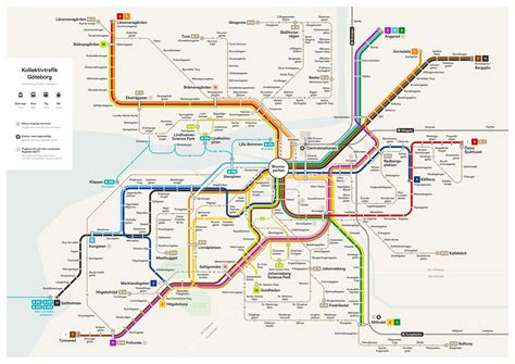 Transit Maps: Submission – Unofficial Map: Transit Network of Gothenburg, Sweden by Jens Svanfelt