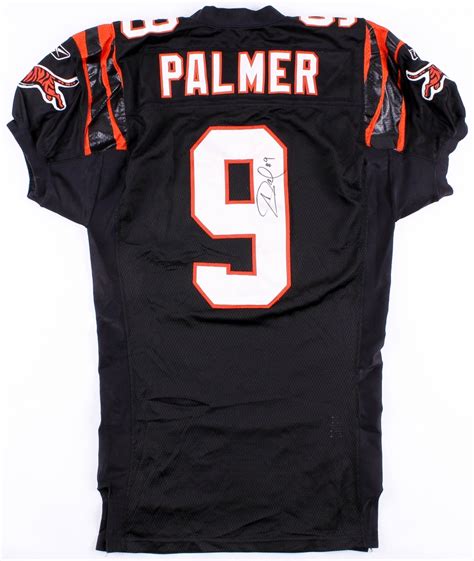 Carson Palmer Signed Game Worn Bengals Rookie Jersey (Player COA ...