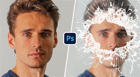 How to Create a Simple Broken Glass Effect in Photoshop - Mypstips