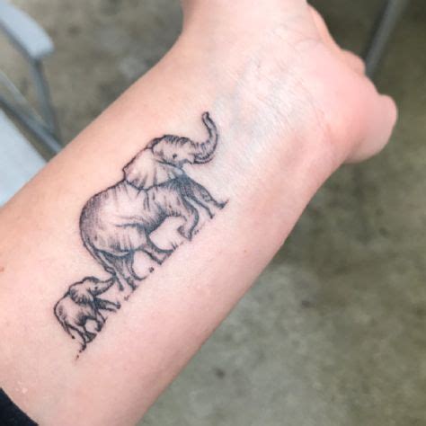 Elephant tattoo, mother and son | Elephant tattoos, Tattoos for ...