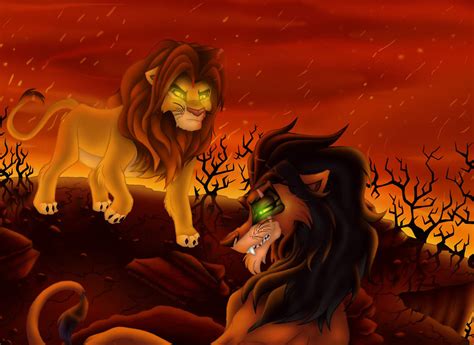 Simba vs. Scar by Mario-Wolfe on DeviantArt