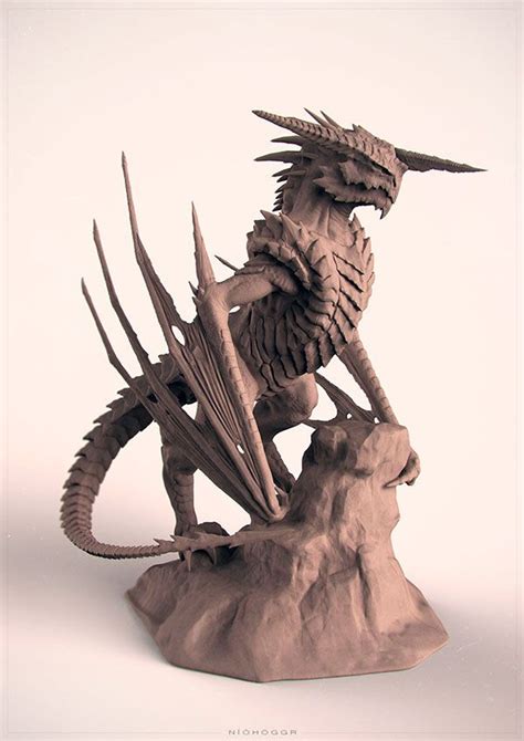 Norse Dragon on Behance | Dragon sculpture, Fantasy dragon, Dragon art