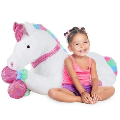 Best Choice Products 52in Kids Large Plush Unicorn, Life-size Stuffed ...