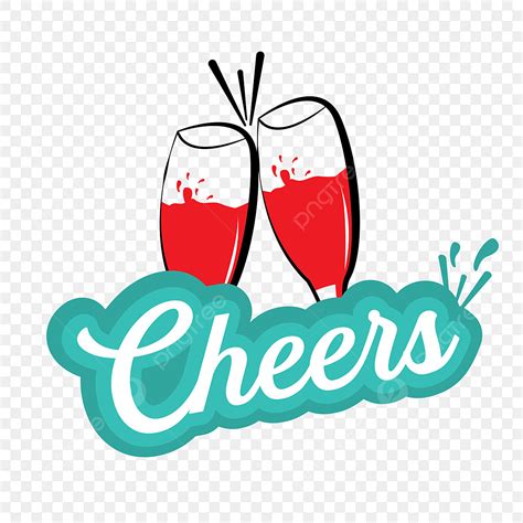 Wine Glass Cheers Clipart