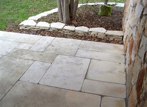 Cut Limestone Patio at Stone Edge | Elizabeth McGreevy