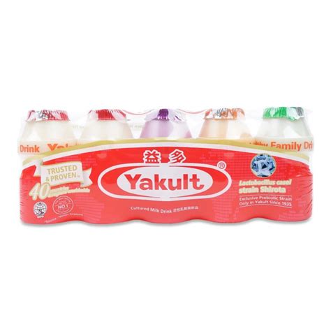 Yakult Cultured Milk Bottle Drink Assorted Flavors - Case