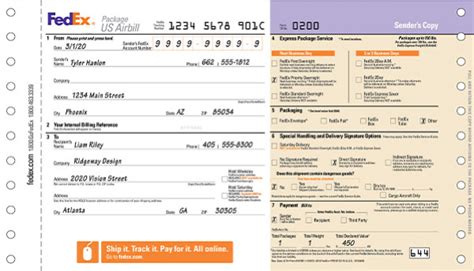 Fedex Express Label On Package