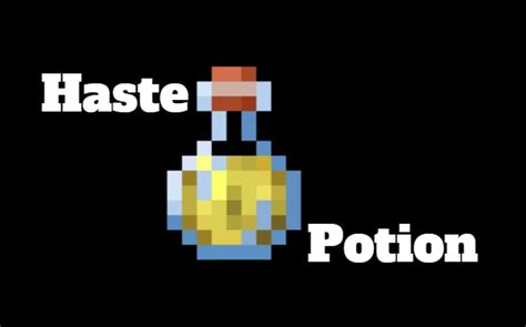 Craftable Haste Potion Minecraft Data Pack