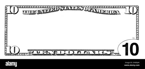 10 ten american dollar bill Black and White Stock Photos & Images - Alamy