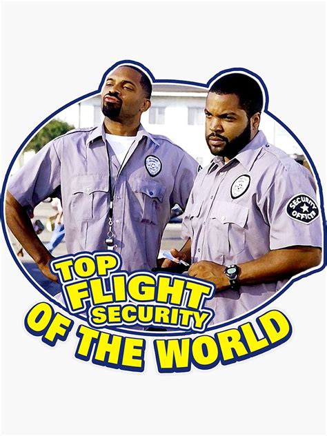 "friday funny top flight security" Sticker for Sale by andyclassic | Redbubble