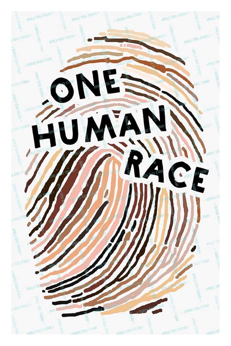 One Human Race Equality Poster Classroom Prints Diversity - Etsy UK