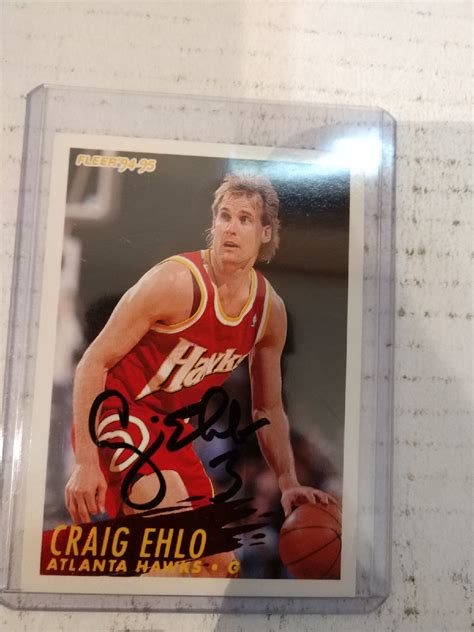 Craig Ehlo Autograph Card on Mercari | Autograph, Craig, Nba sports