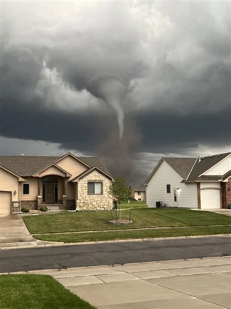 Val & Amy Castor Track Tornado Near Andover, Kansas