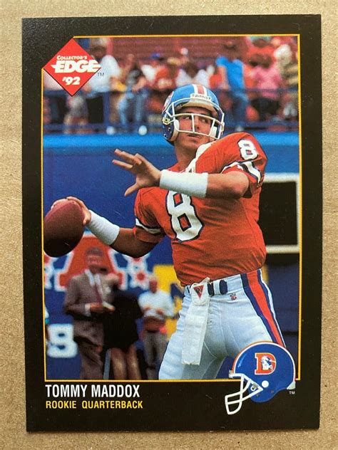 TOMMY MADDOX RC 1992 Collector's Edge #186 - DENVER BRONCOS UCLA BRUINS | eBay