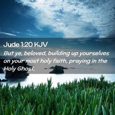 Jude 1:20 KJV Bible Verse Images