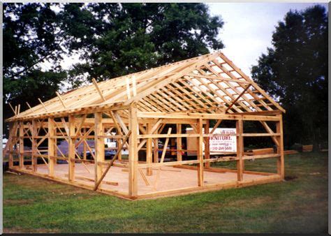 Amish Barn framing | Amish barns, Agricultural buildings, Timber frame ...