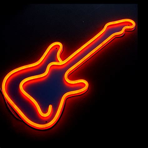 Manufacturer Price LED Lighted Acrylic Custom Guitar Neon Signs - Neon ...