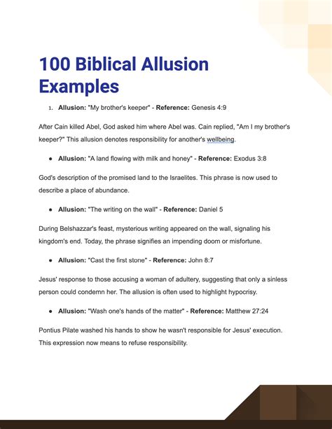 Biblical Allusion - 100+ Examples, How to Write, Tips