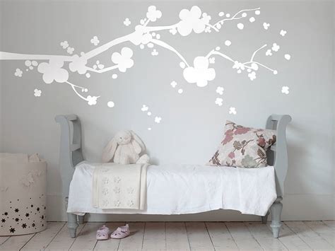 cherry blossom wall sticker by bambizi | notonthehighstreet.com