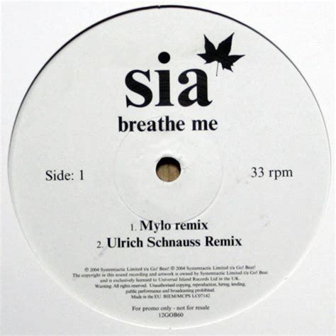 Sia - Breathe Me (2004, Vinyl) | Discogs