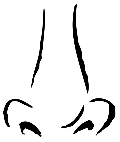 Free Nose Black And White Clipart, Download Free Nose Black And White ...