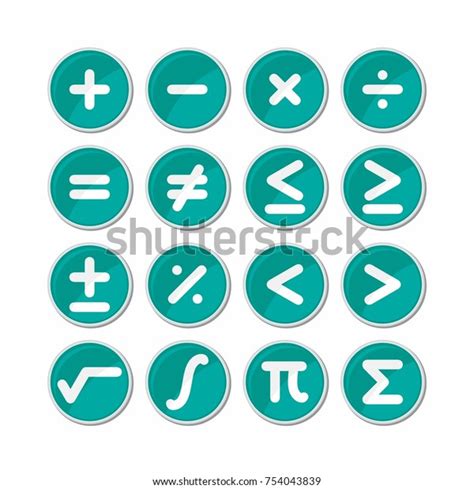 Circle Mathematics Symbol Icon Vector Stock Vector (Royalty Free) 754043839 | Shutterstock
