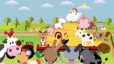 The Animals On The Farm | Learn Animal Sounds | Kids Toys Sine - video Dailymotion