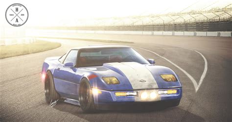 Corvette C4 Race by ilPoli on DeviantArt