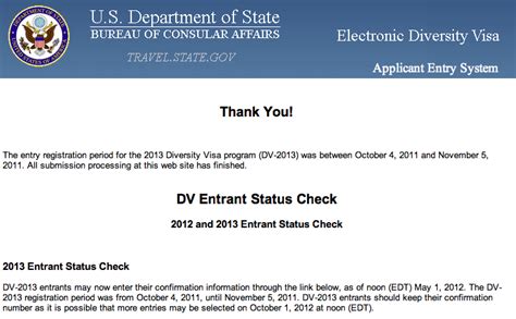 Green Card Lottery 2012 Not Over? (DV-2013) | Live & Work in America