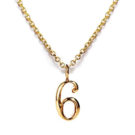 Lulu frost code 14Kt Gold Number Necklace, Assorted Numbers 0-9 in Gold ...