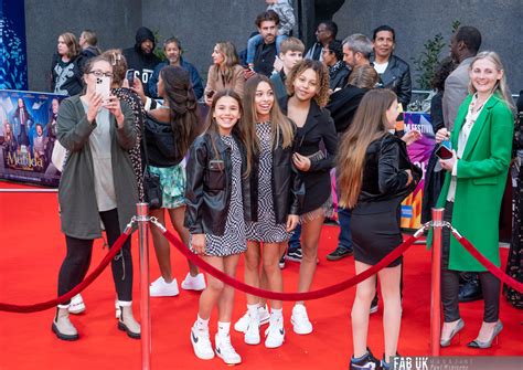 Roald Dahl’s Matilda the Musical Cast attends the Red carpet at the BFI London Film Festival 2022