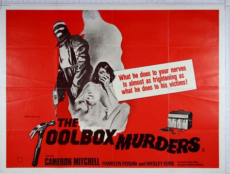 Toolbox Murders (1978) UK Quad Poster – Horror Poster Emporium