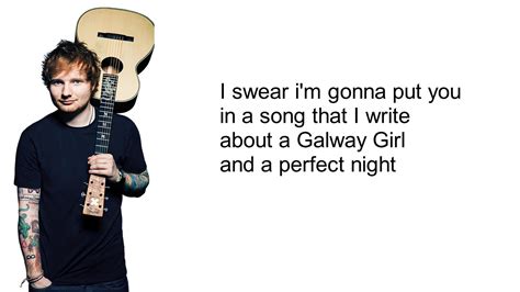 Ed Sheeran - Galway Girl (Lyrics) - YouTube