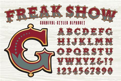 Tattoo fonts circus letters - hostpreview