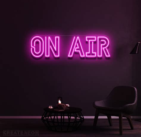 ON AIR Neon Sign - Neon ON AIR Light - CreateNeon.Com