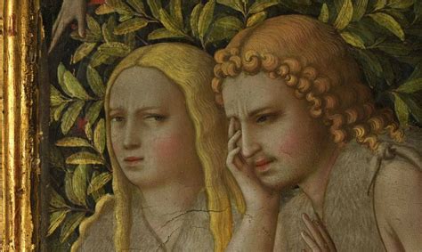 Fra Angelico detail of Adam and Eve leaving the garden of Eden | Adam ...