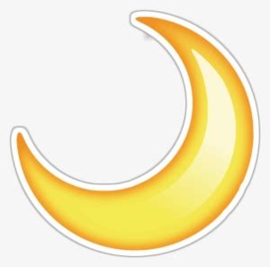 Half Yellow Moon Clipart - Yellow Crescent Moon PNG Image | Transparent ...