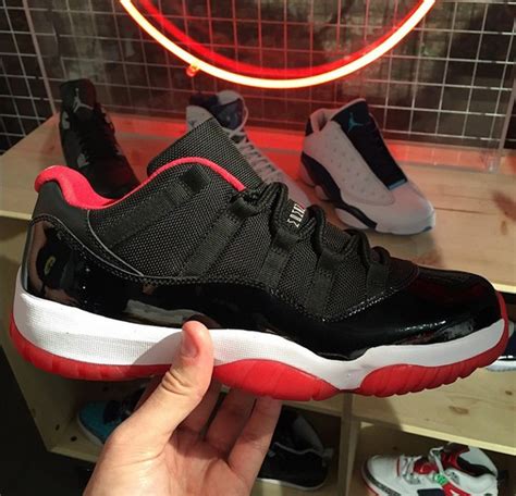 Air Jordan 11 Retro Low Black/ Red - WearTesters