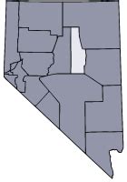 Eureka County Nevada color map