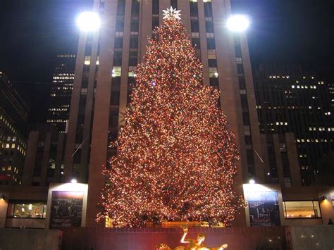 Rockerfella center | Big christmas tree, Nyc christmas, New york ...