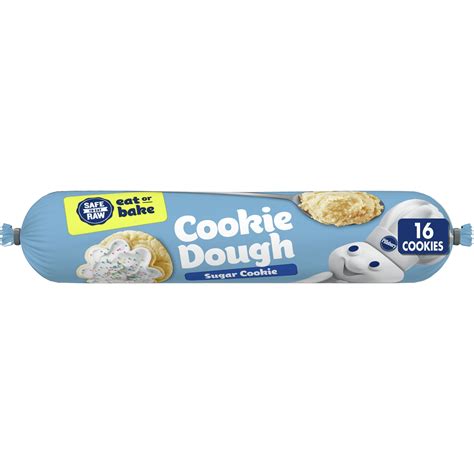 Pillsbury Ready To Bake Refrigerated Sugar Cookie Dough, 16.5 oz. - Walmart.com