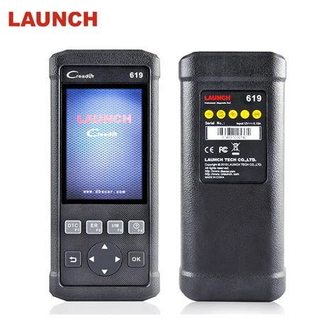 100% Original OBD 2 Launch Creader 619 Automotive Scanner Support ABS SRS Auto Scanner CR619 ...