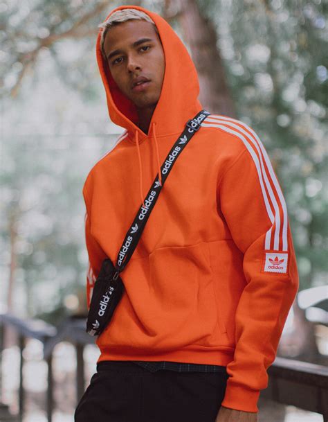 ADIDAS Modular Orange Mens Hoodie - ORANGE | Tillys